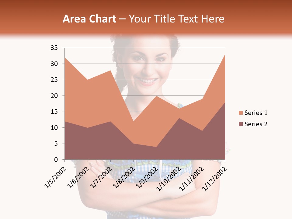 Isoliert Erotik Weiblich PowerPoint Template