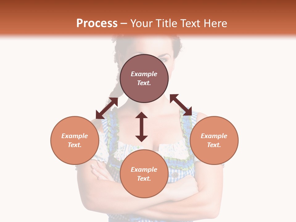 Isoliert Erotik Weiblich PowerPoint Template