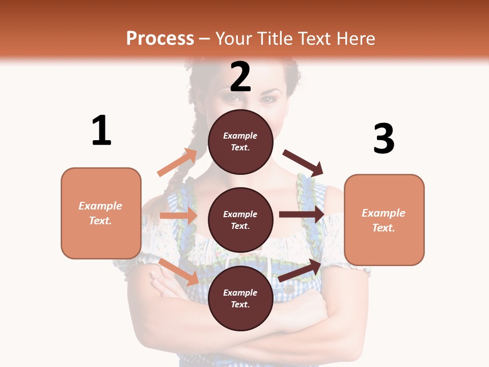 Isoliert Erotik Weiblich PowerPoint Template