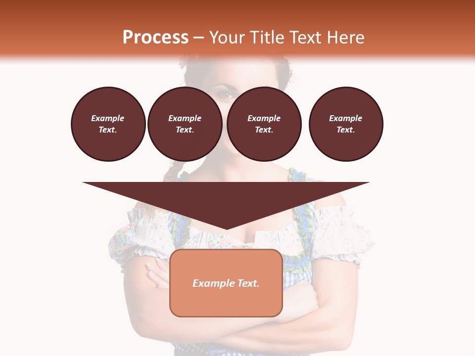 Isoliert Erotik Weiblich PowerPoint Template