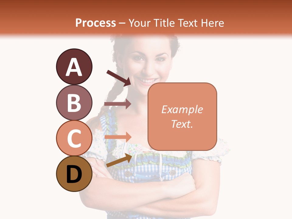 Isoliert Erotik Weiblich PowerPoint Template