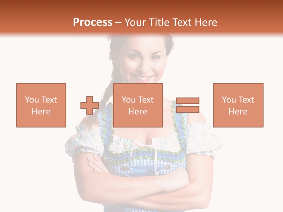 Isoliert Erotik Weiblich PowerPoint Template