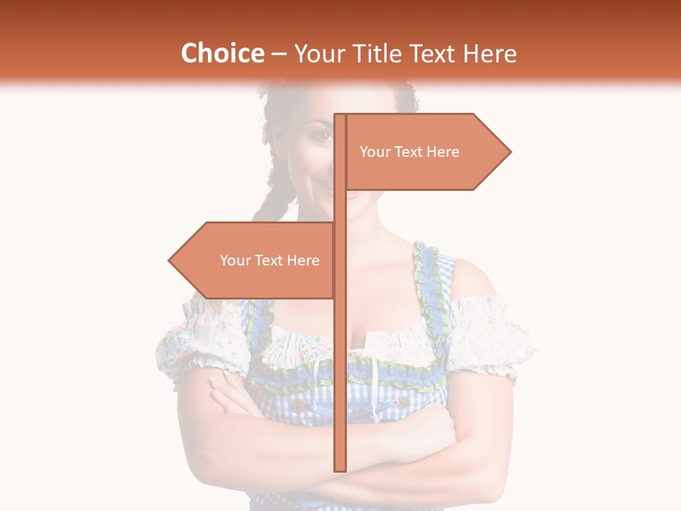Isoliert Erotik Weiblich PowerPoint Template