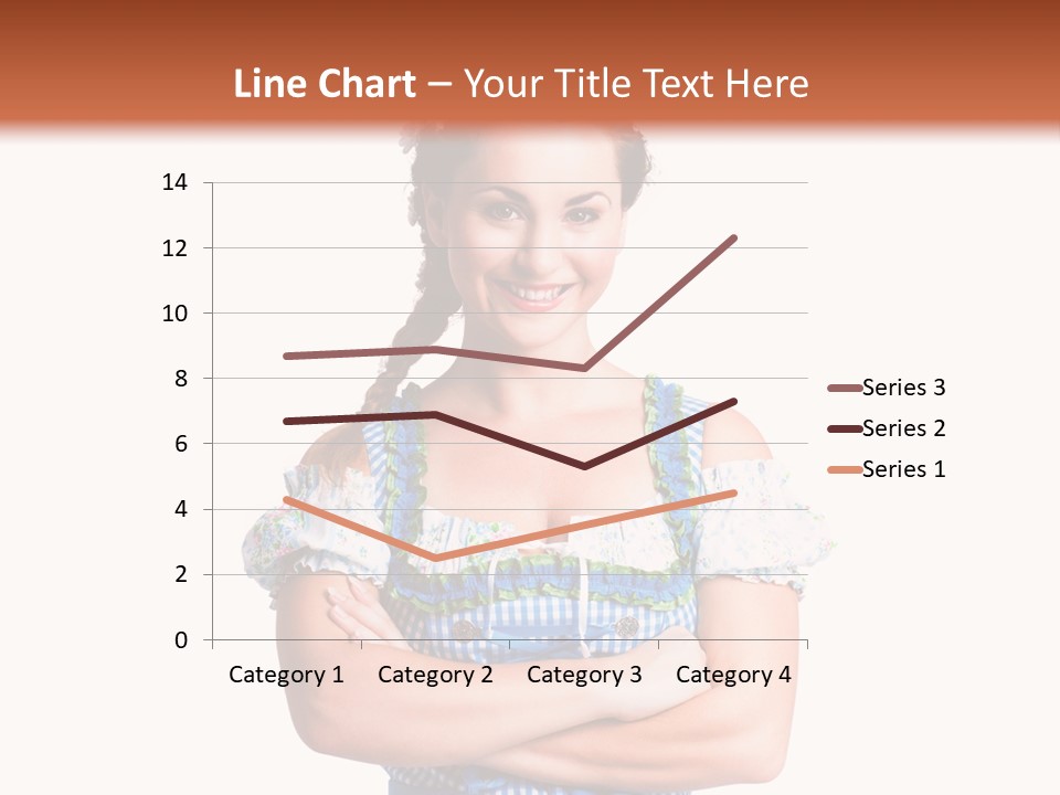Isoliert Erotik Weiblich PowerPoint Template