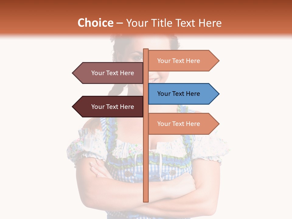Isoliert Erotik Weiblich PowerPoint Template
