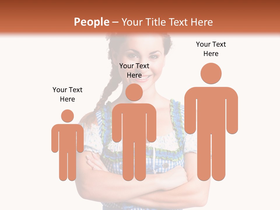 Isoliert Erotik Weiblich PowerPoint Template