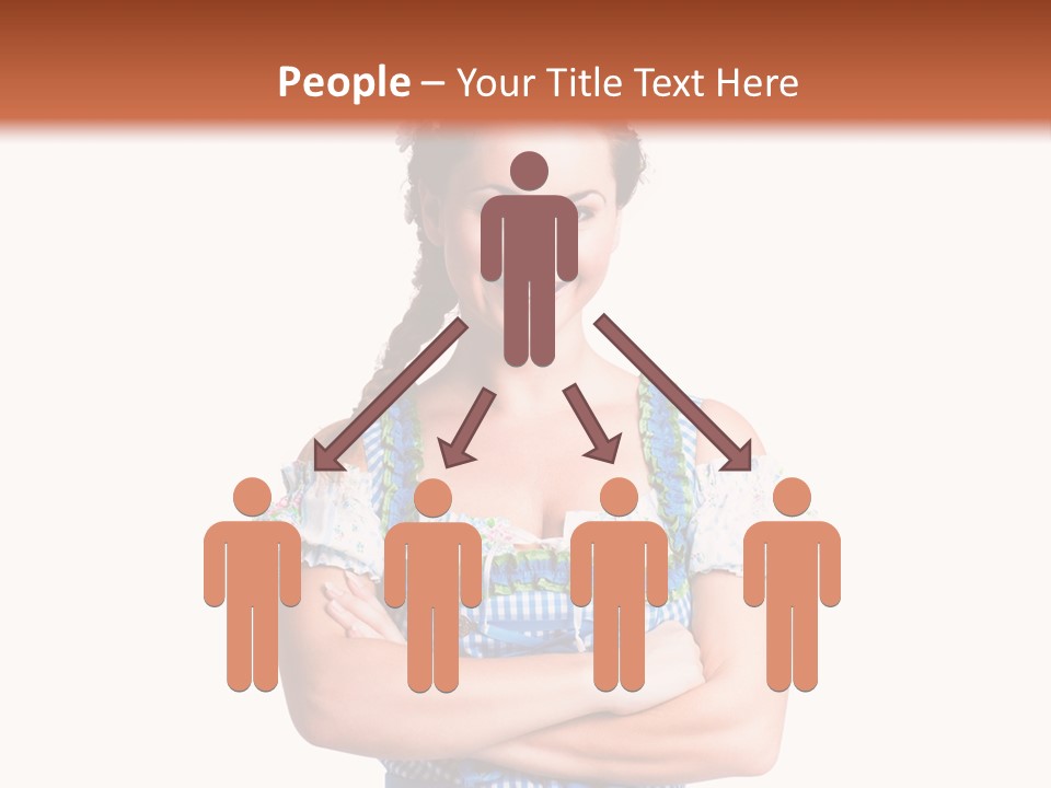 Isoliert Erotik Weiblich PowerPoint Template