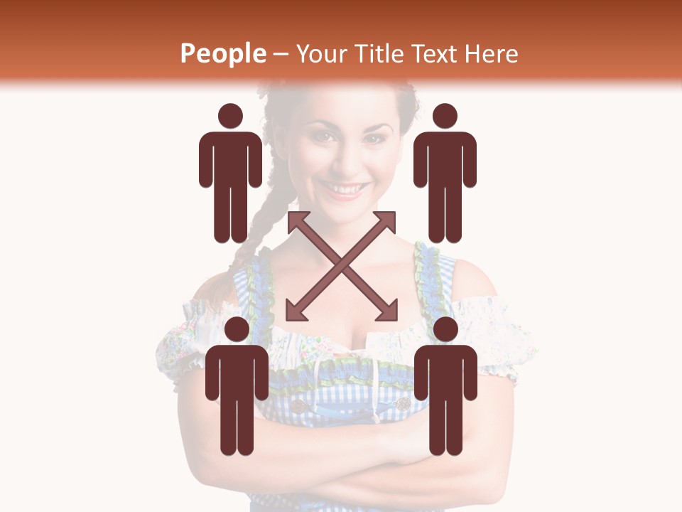 Isoliert Erotik Weiblich PowerPoint Template