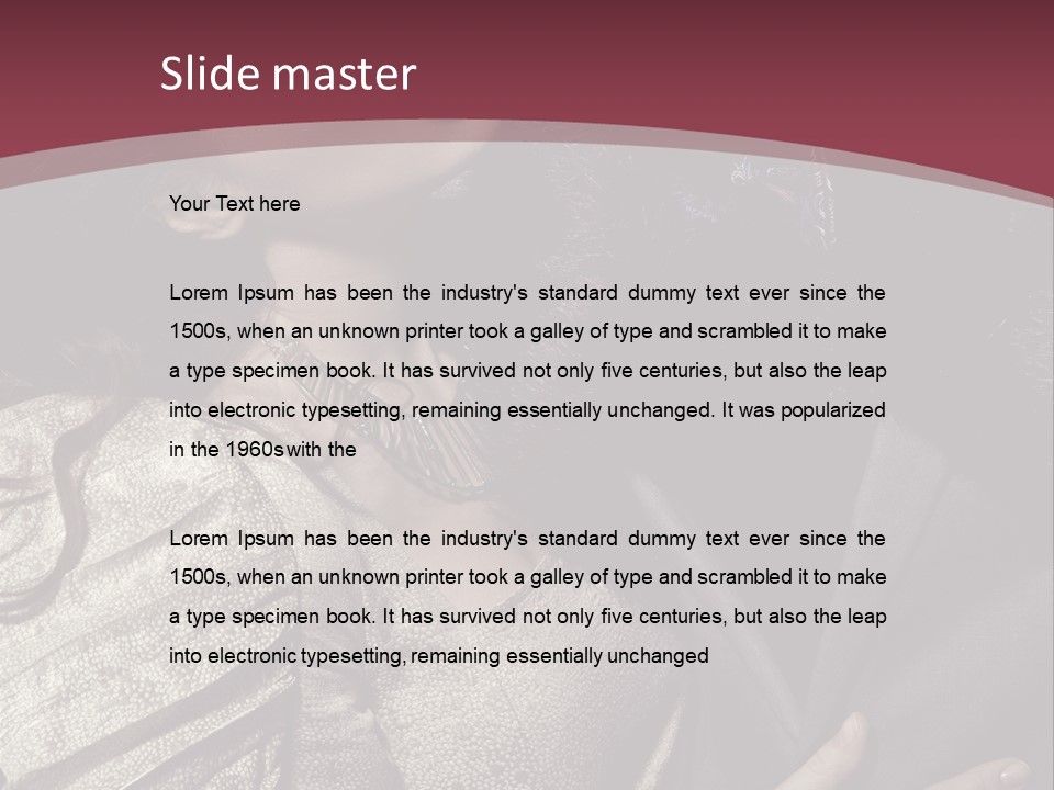 Modern Kiss Glass PowerPoint Template