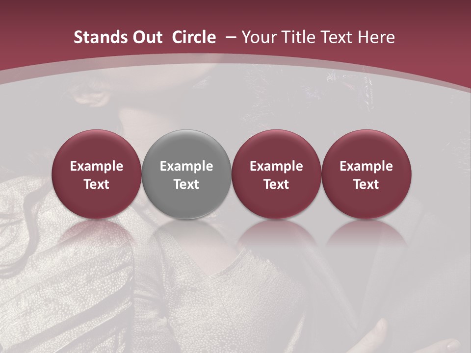 Modern Kiss Glass PowerPoint Template