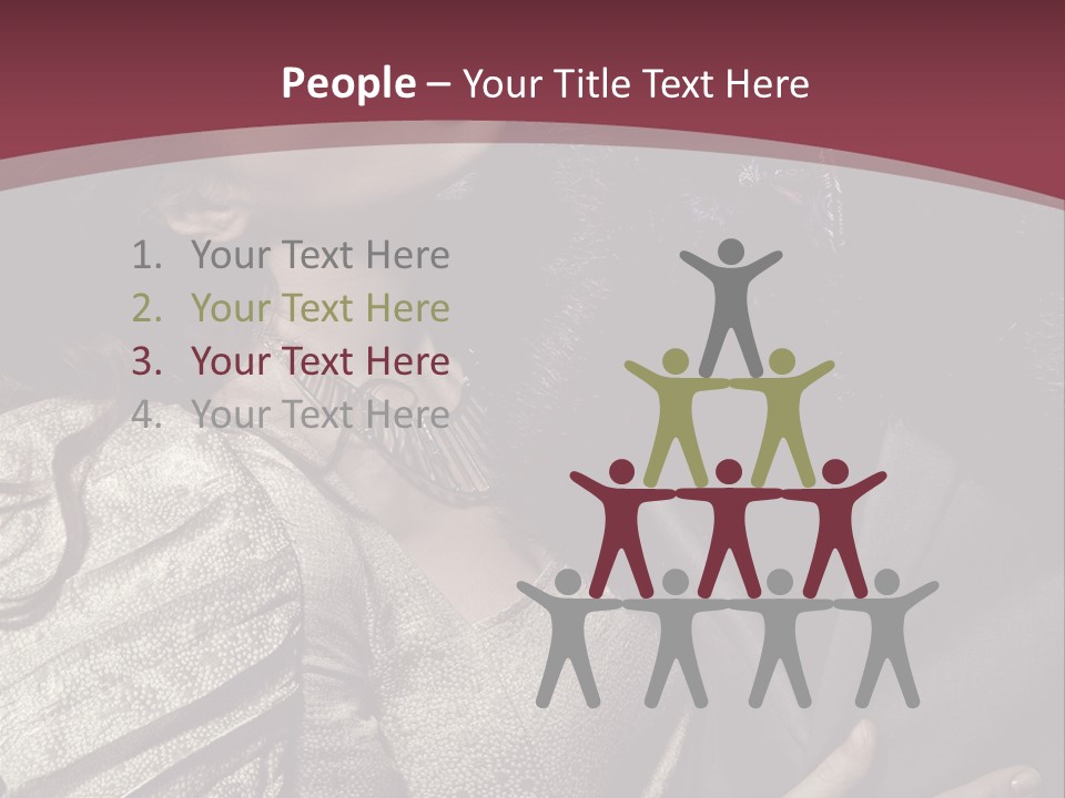 Modern Kiss Glass PowerPoint Template
