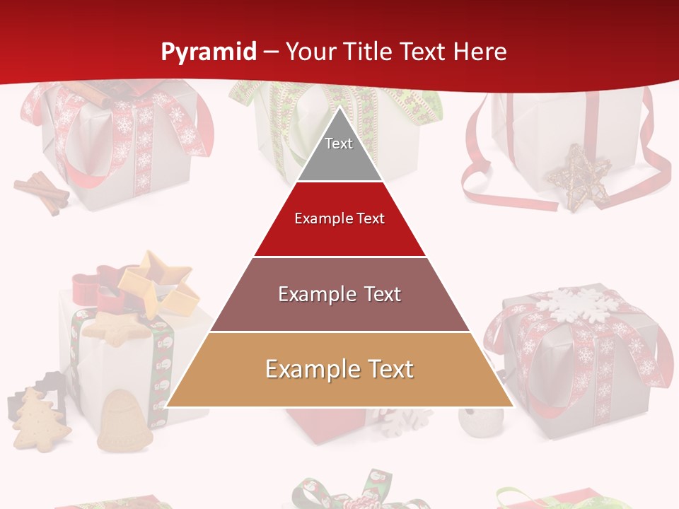 Deko Verpackt Bescherung PowerPoint Template