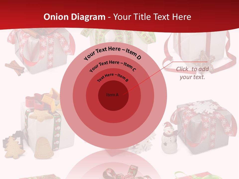 Deko Verpackt Bescherung PowerPoint Template