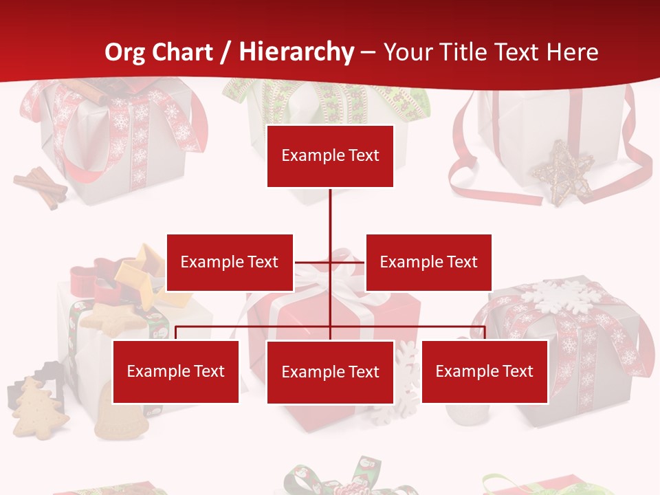 Deko Verpackt Bescherung PowerPoint Template
