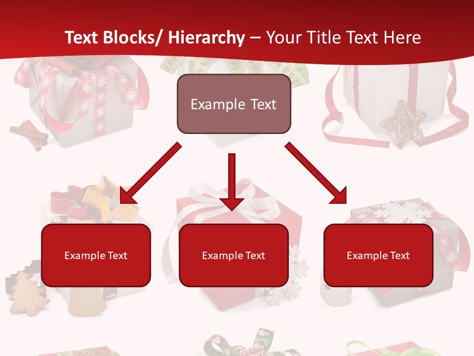 Deko Verpackt Bescherung PowerPoint Template
