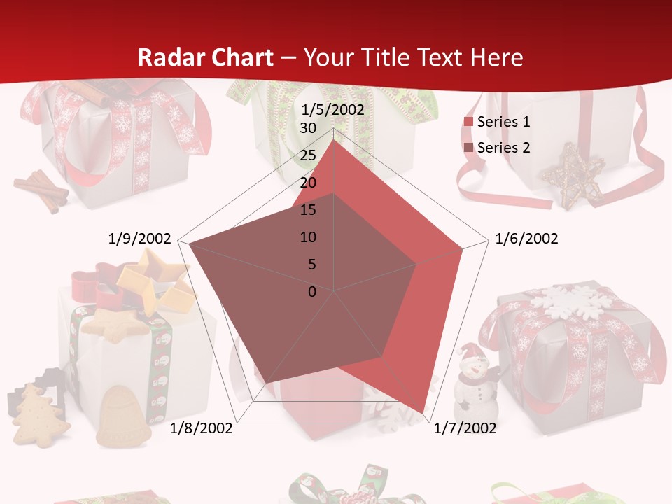 Deko Verpackt Bescherung PowerPoint Template