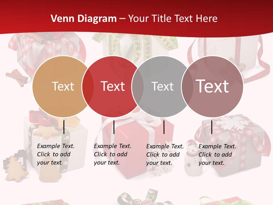 Deko Verpackt Bescherung PowerPoint Template