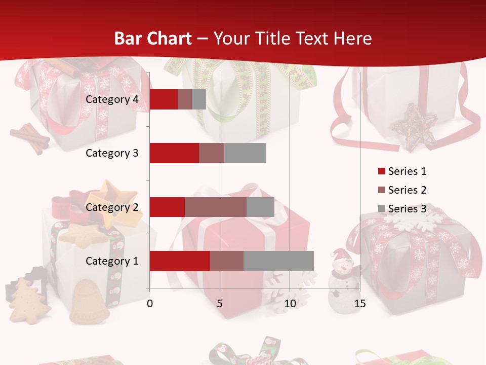 Deko Verpackt Bescherung PowerPoint Template