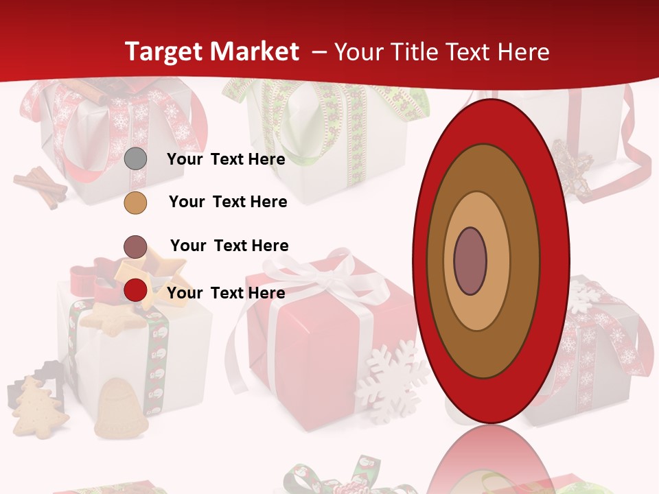 Deko Verpackt Bescherung PowerPoint Template