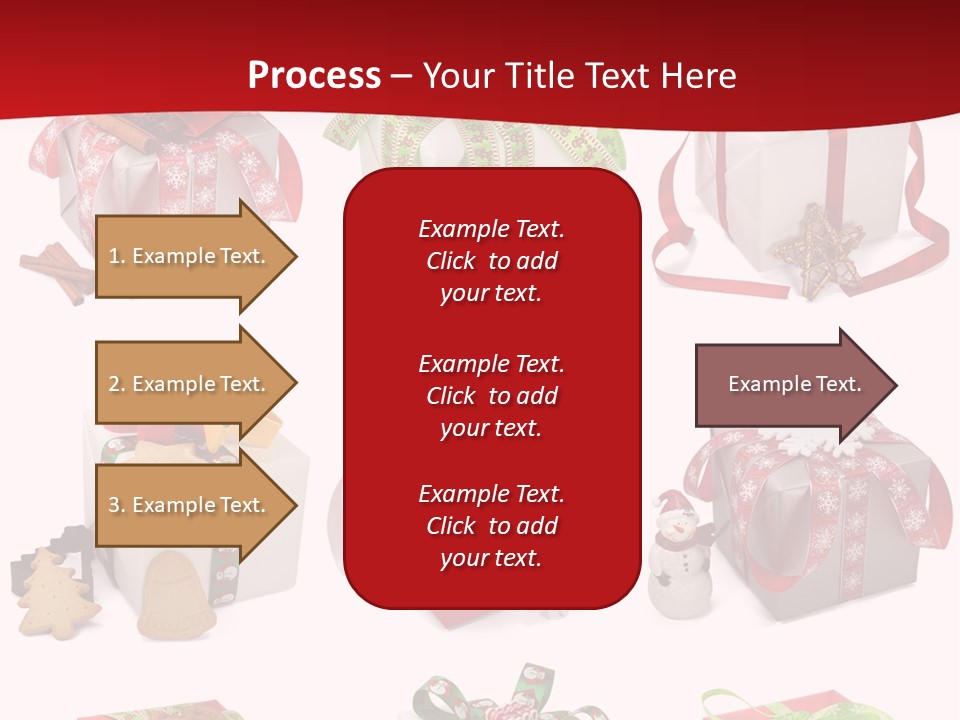 Deko Verpackt Bescherung PowerPoint Template