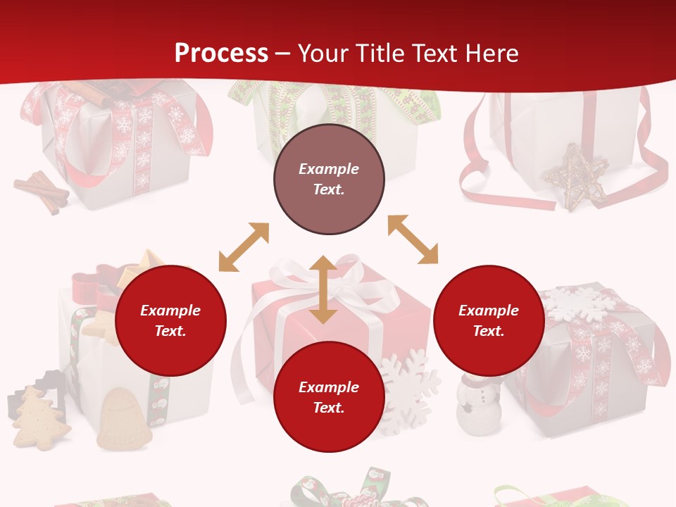 Deko Verpackt Bescherung PowerPoint Template