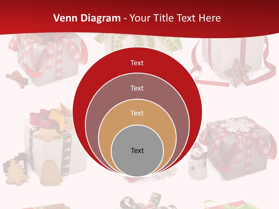 Deko Verpackt Bescherung PowerPoint Template