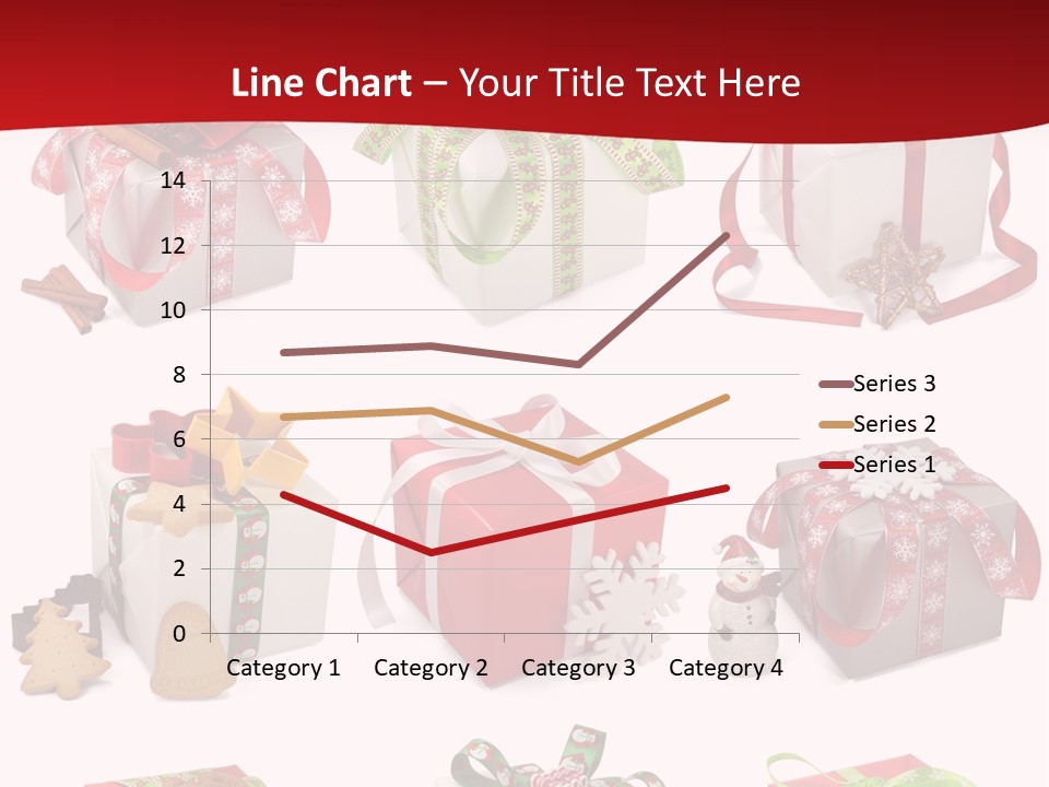 Deko Verpackt Bescherung PowerPoint Template