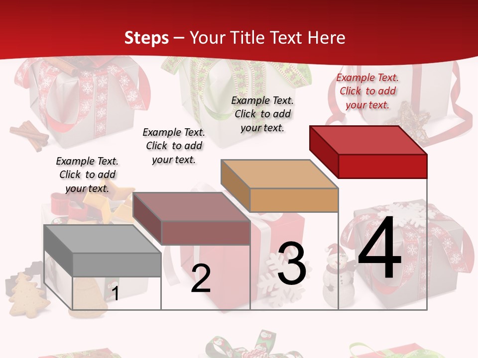 Deko Verpackt Bescherung PowerPoint Template