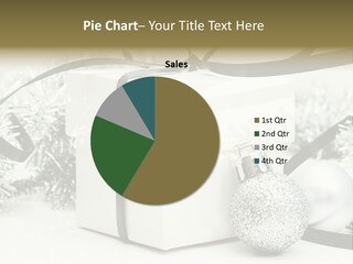 Gift Silver Box PowerPoint Template