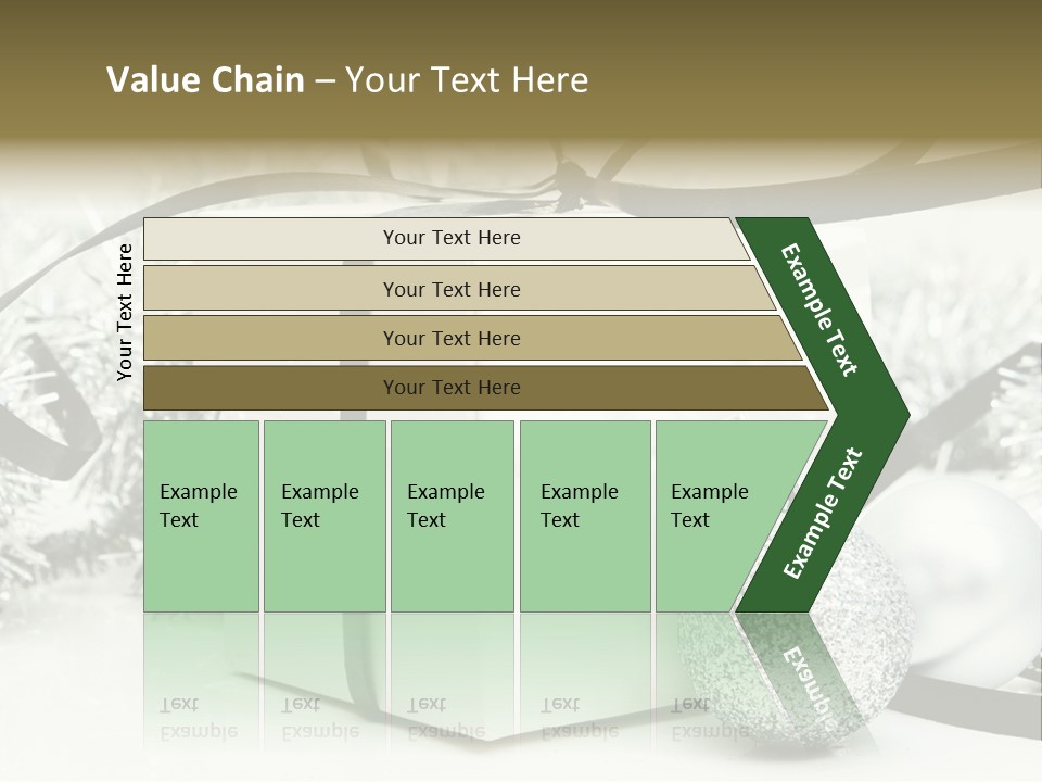 Gift Silver Box PowerPoint Template