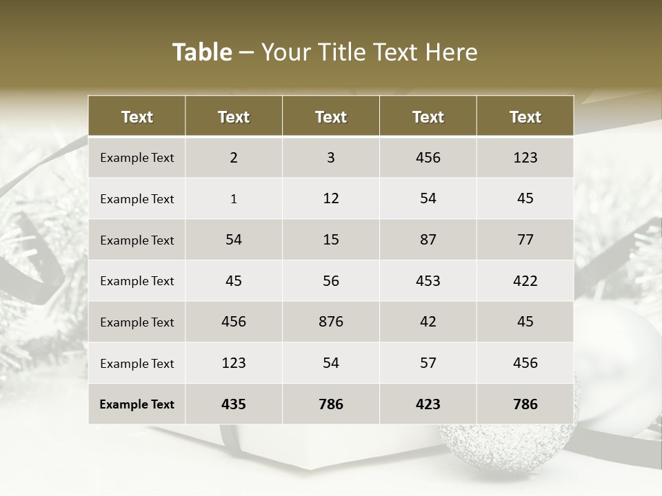 Gift Silver Box PowerPoint Template