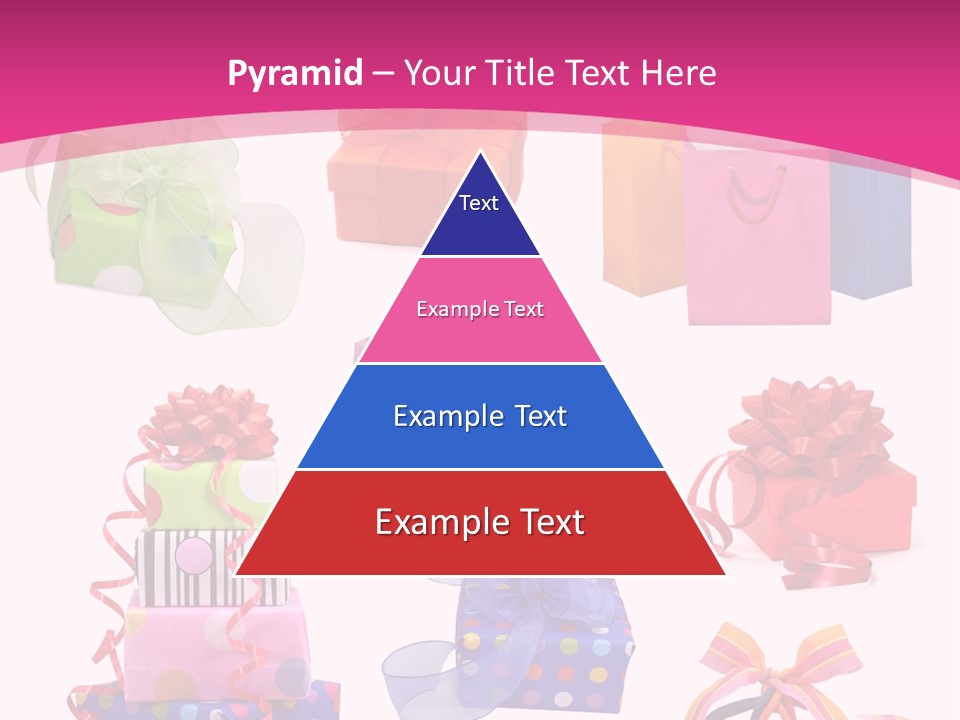 Orange Spotted Blue PowerPoint Template