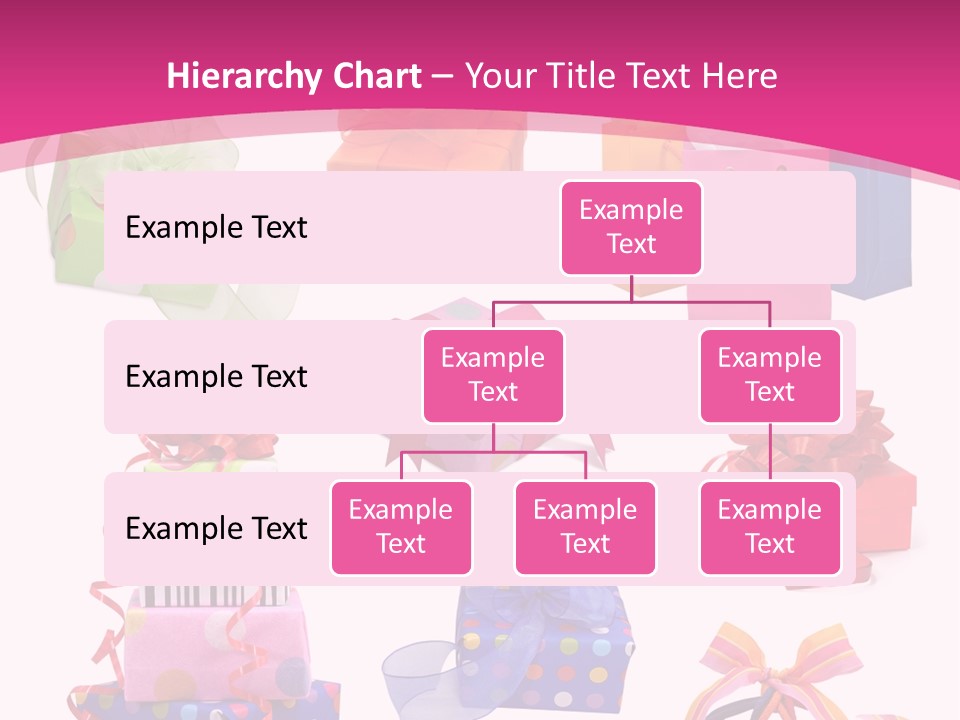 Orange Spotted Blue PowerPoint Template