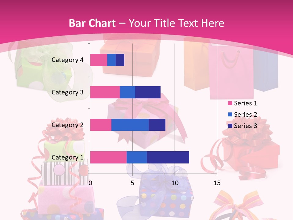 Orange Spotted Blue PowerPoint Template