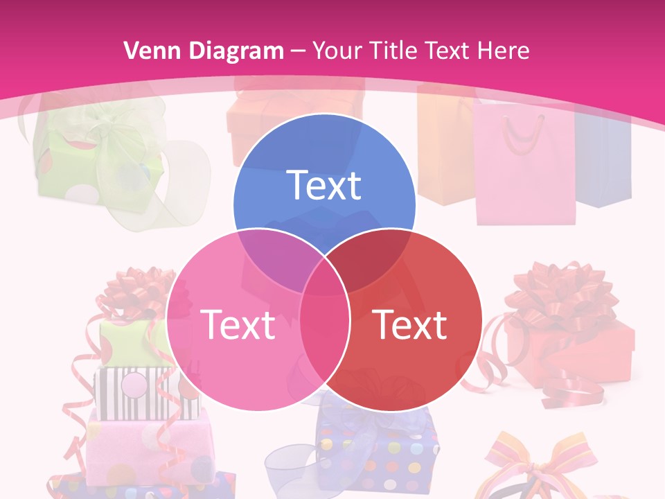 Orange Spotted Blue PowerPoint Template