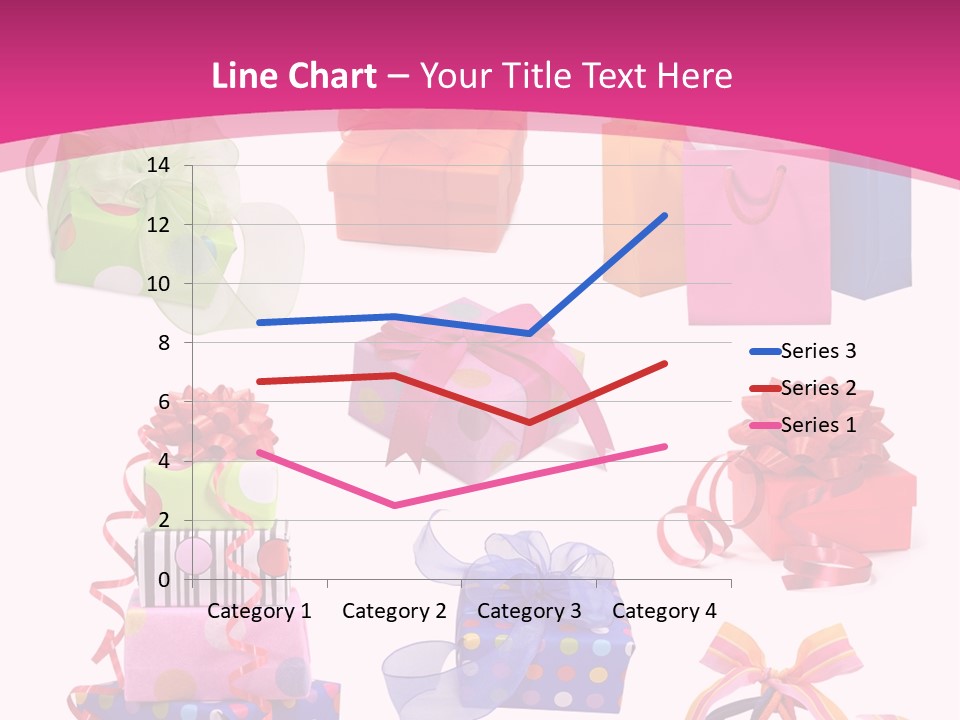 Orange Spotted Blue PowerPoint Template