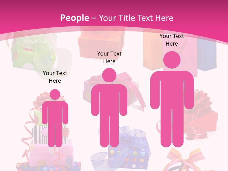 Orange Spotted Blue PowerPoint Template