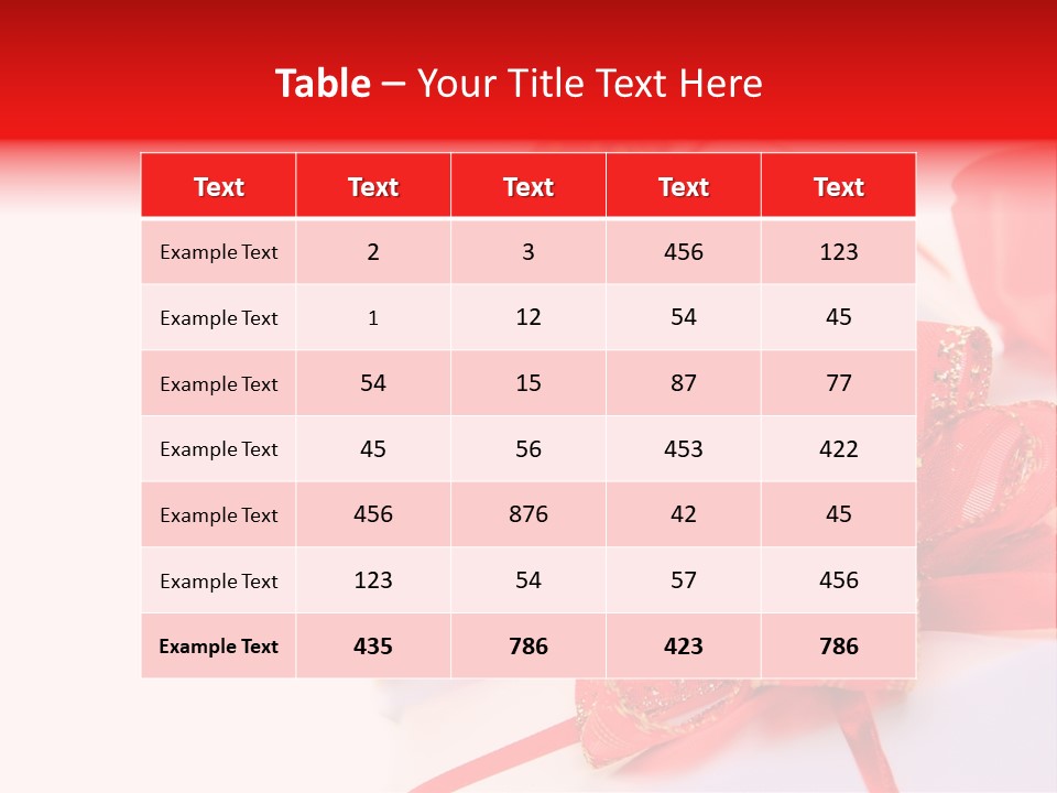 Isolated Present Golden PowerPoint Template