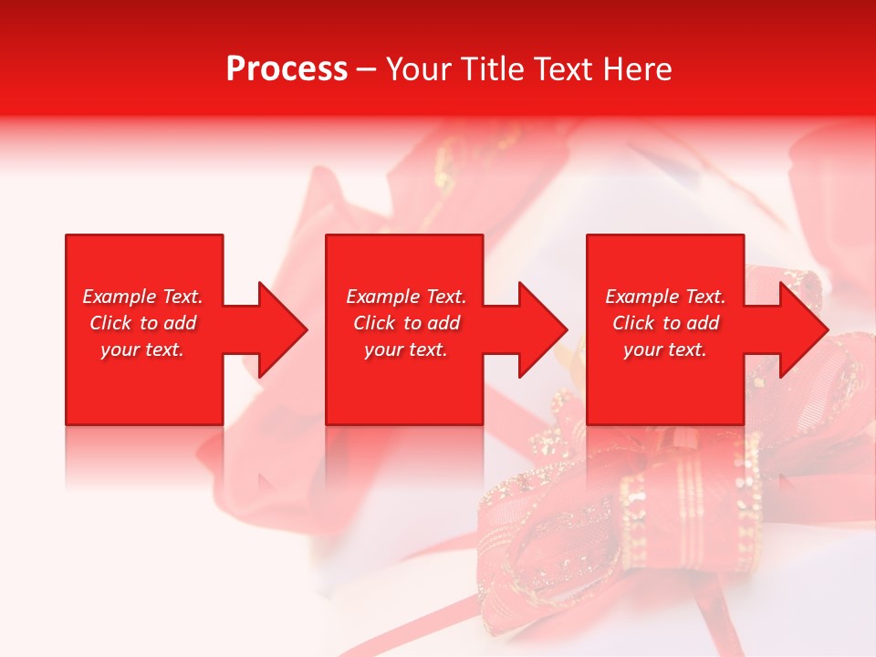 Isolated Present Golden PowerPoint Template