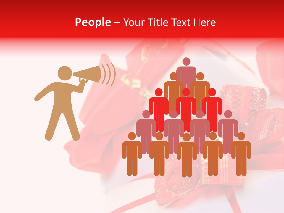 Isolated Present Golden PowerPoint Template