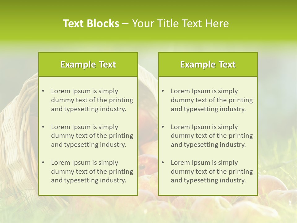 Sunlight Crop Bunch PowerPoint Template