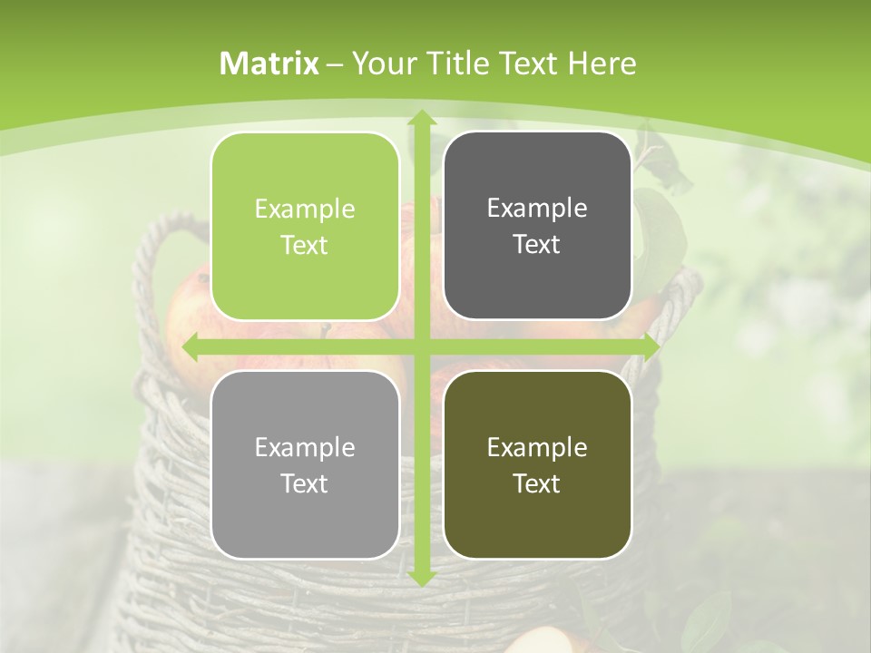 Herbstlich Apfelbaum Erntezeit PowerPoint Template