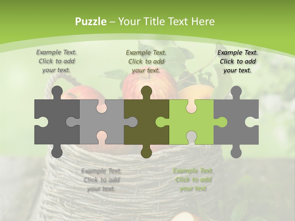 Herbstlich Apfelbaum Erntezeit PowerPoint Template