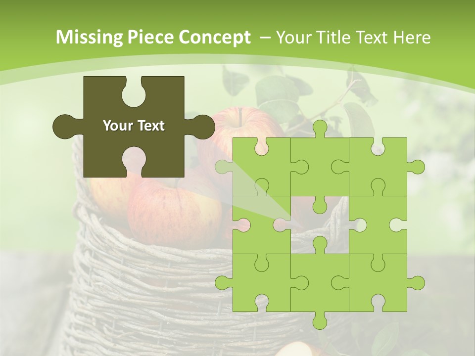 Herbstlich Apfelbaum Erntezeit PowerPoint Template