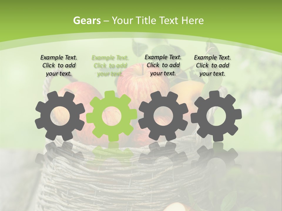 Herbstlich Apfelbaum Erntezeit PowerPoint Template