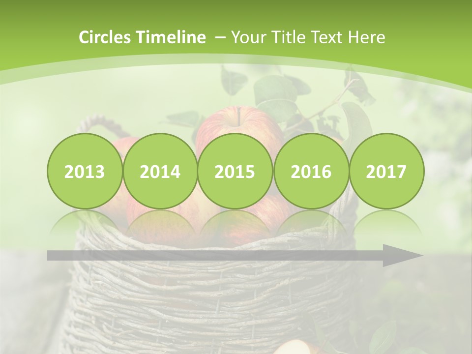 Herbstlich Apfelbaum Erntezeit PowerPoint Template