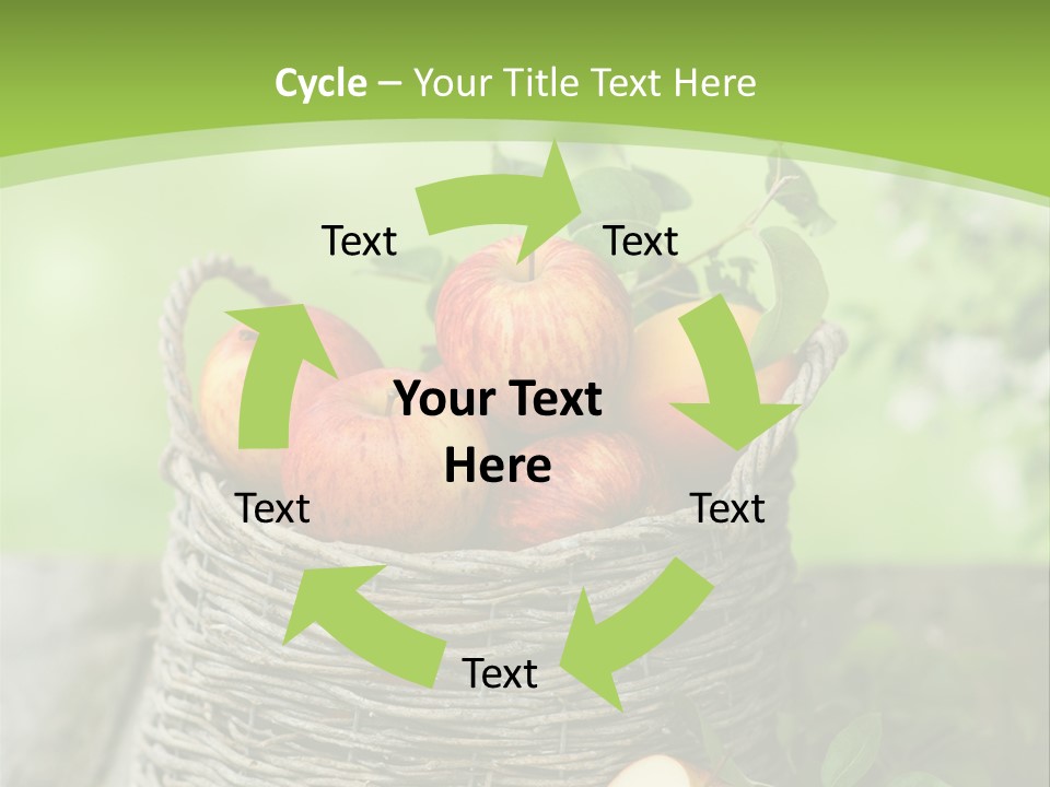 Herbstlich Apfelbaum Erntezeit PowerPoint Template