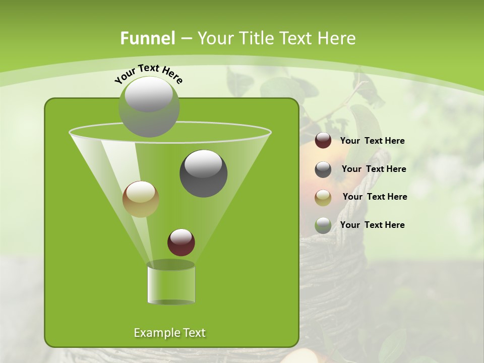 Herbstlich Apfelbaum Erntezeit PowerPoint Template