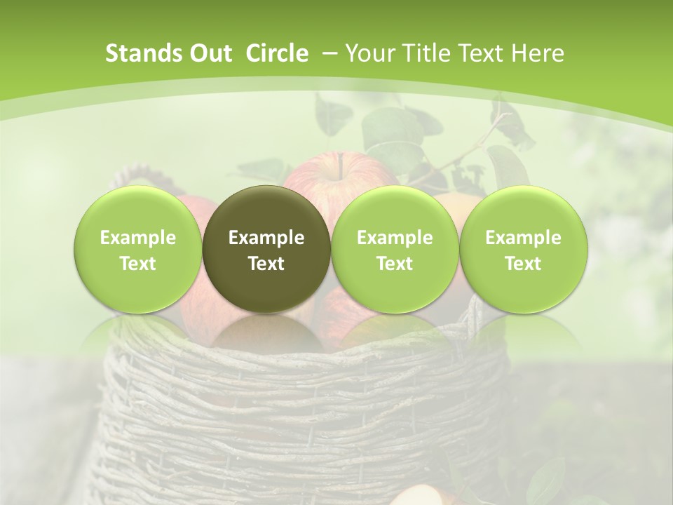 Herbstlich Apfelbaum Erntezeit PowerPoint Template