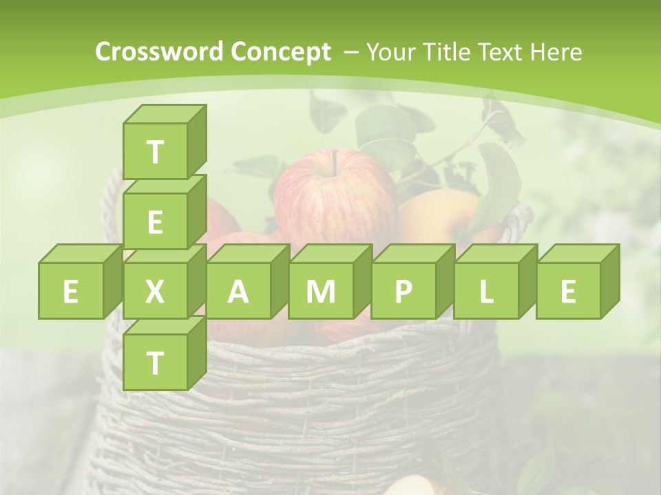 Herbstlich Apfelbaum Erntezeit PowerPoint Template